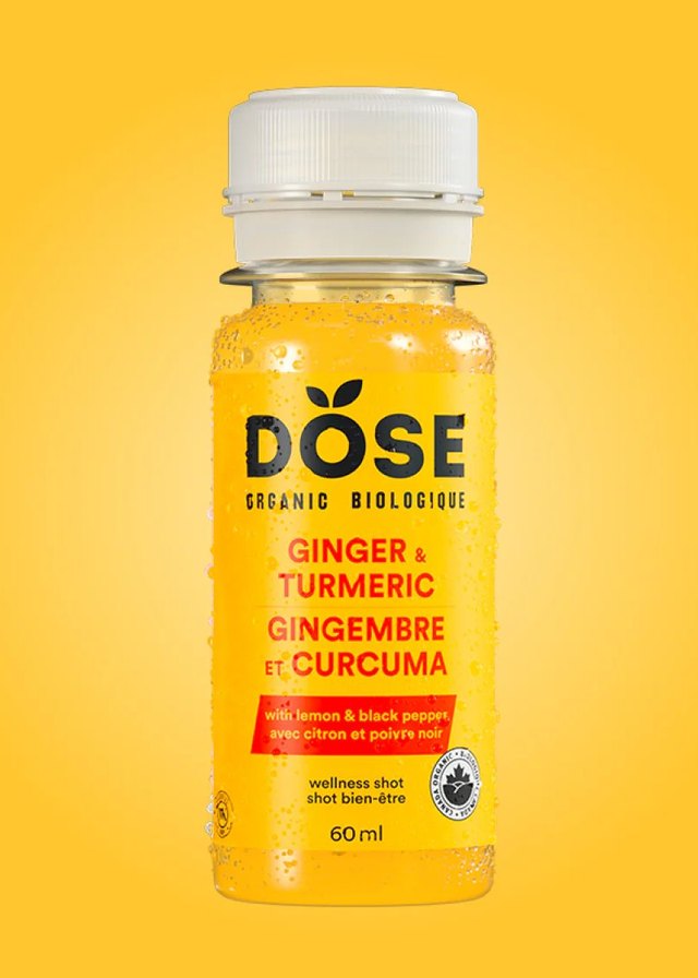 DOSE — Ginger & Turmeric wellness shot